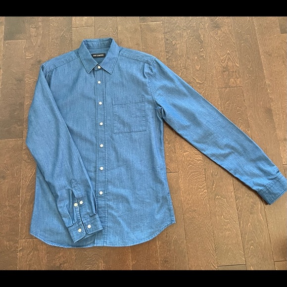 Men’s RAF SIMONS denim shirt - Picture 2 of 3